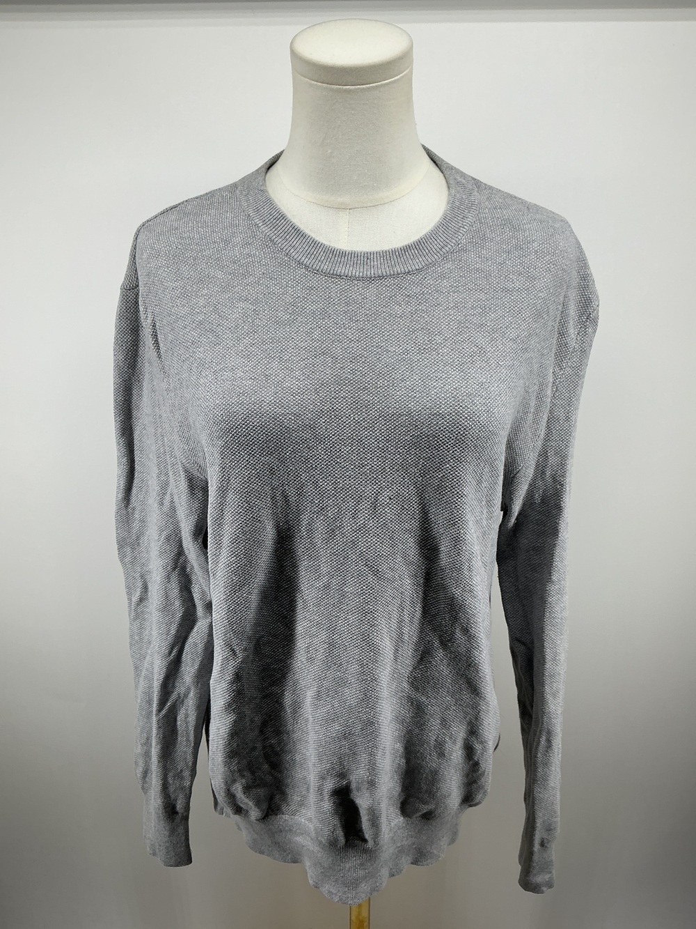 100% Organic Cotton Pique Crewneck Sweater